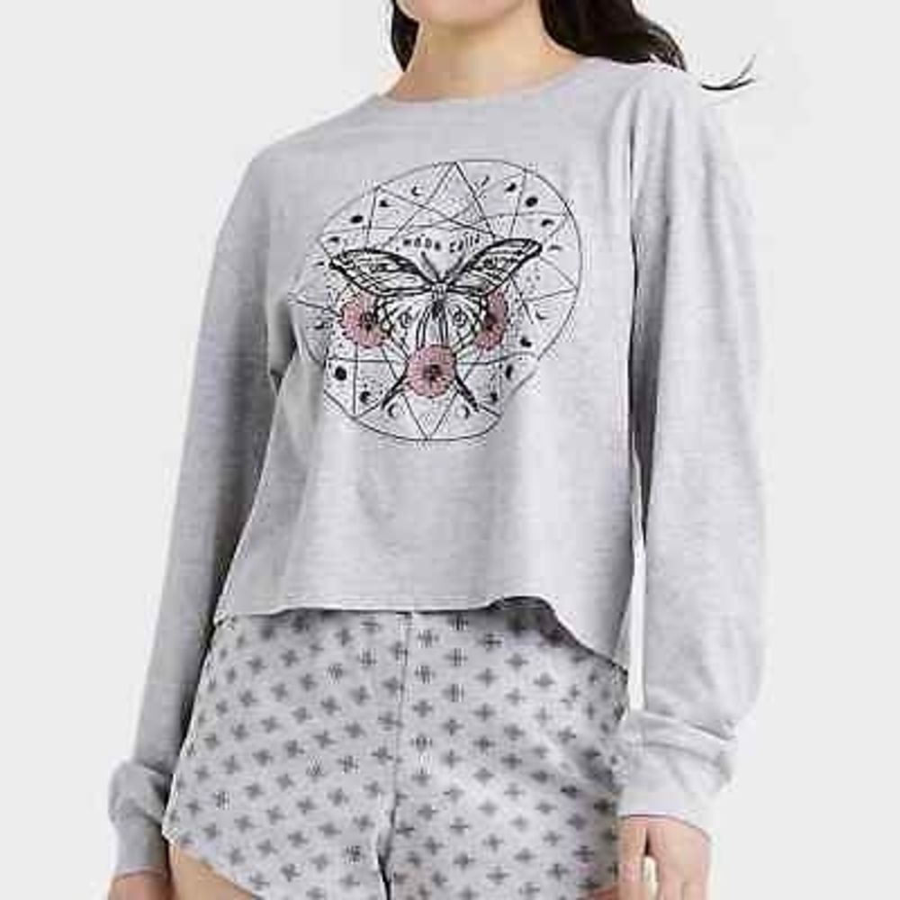 Weekend Soul “Moon Child” Graphic Long Sleeve Tee Size Xl